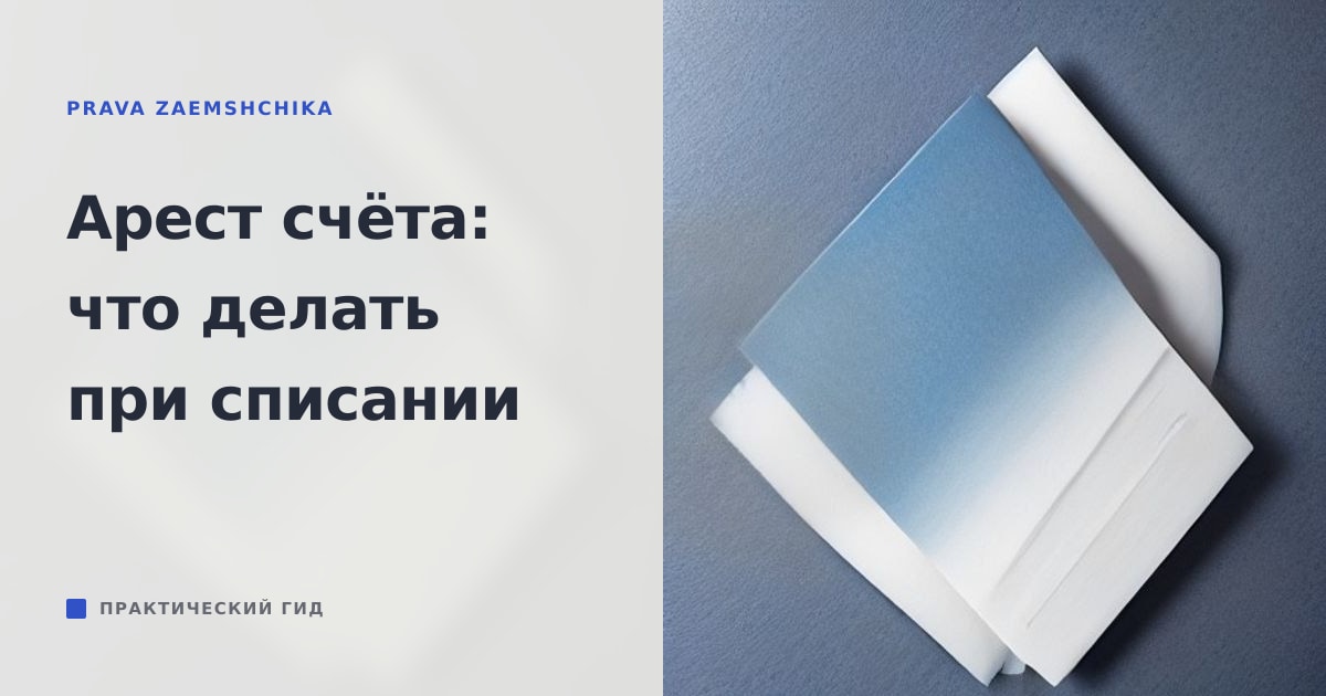 Иллюстрация к статье «Арест кредитного счёта судебными приставами: что делать при списании и как защитить законные суммы»
