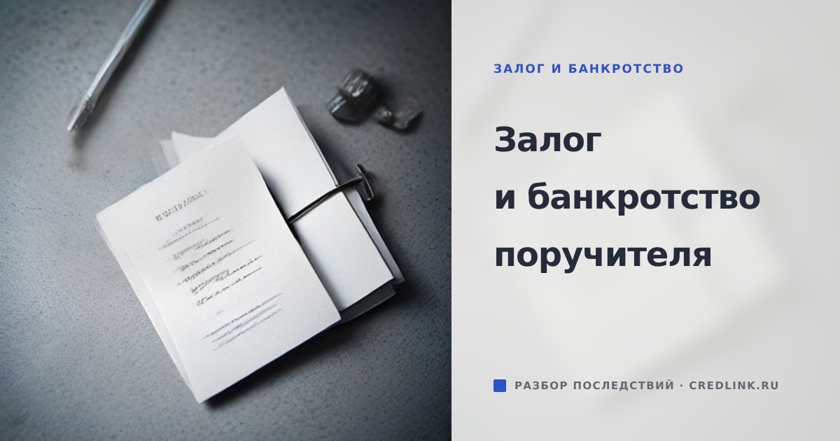 Иллюстрация к статье «Ипотечный залог и банкротство поручителя: 6 последствий неплатежей»